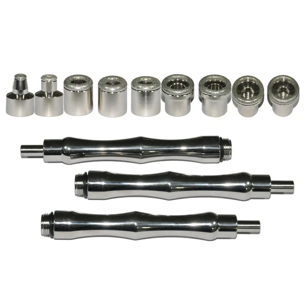 9pcs Tips&3pcs Wands Diamond Dermabrasion Wand&Tip Set Facial Skin Peel