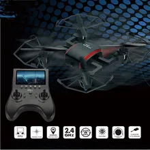 mini 5.8G FPV Drone T901F 2.4G 4CH 6 Axis Gyro RC Quadcopter FPV Real-time Headless Mode One Key Return Mode RTF with hd camera
