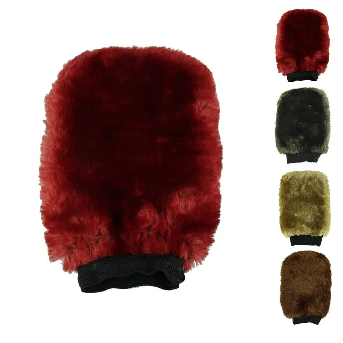 

Single-sided Wool cashmere Car Wash Glove Cleaning Mitt Washing Brush Cloth Car Cleaning Tools Hot Clean Wool Wash Glove #Y1
