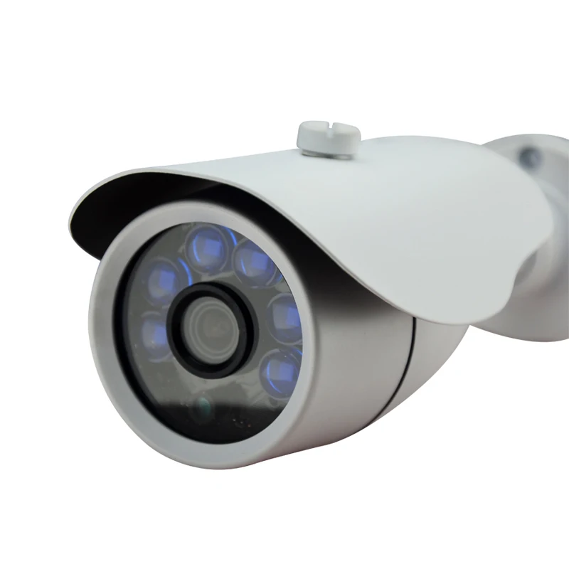 

HD 720P 1.0MP 32g sd IP Camera White Metal Weatherproof  Network ONVIF CCTV Outdoor Security 6 IR Night Vision FTP Email