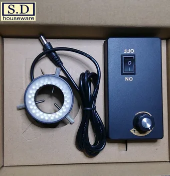 

Video Microscope Illumination LED-50*30mm White Light Adjustable Brightness Single Barrel Lens Machine Vision Detection