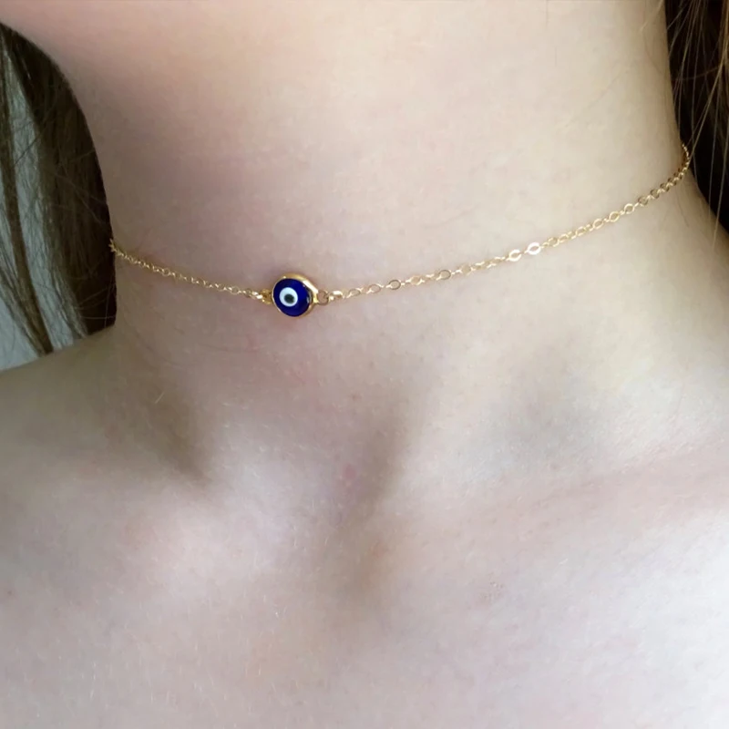 pyramid Sale Cool Unique evil Eye choker Stainless Steel Pendant Necklace Man 