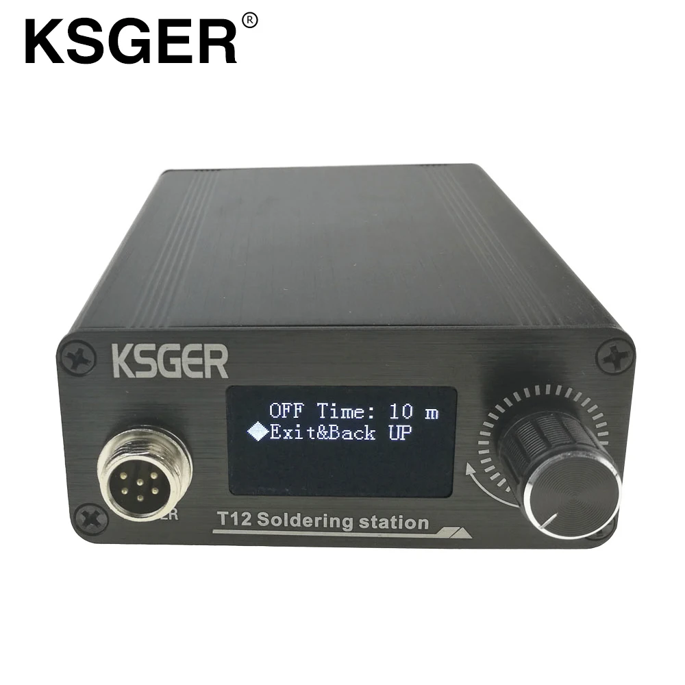 KSGER STM32 OLED 1,3 0,96 Размер T12 DIY паяльная станция с русским корейским английским китайским T12-B2 паяльником