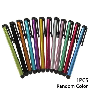 

10pcs Capacitive Screen Pen for Pad Tablet Smart Phone Metal Stylus Pen random color