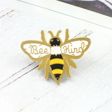 Золотая Пчела брошь в виде насекомого соты пчелиный вид Эмаль Булавка куртки свитер симпатичный значок мужские и женские ювелирные изделия детские подарки