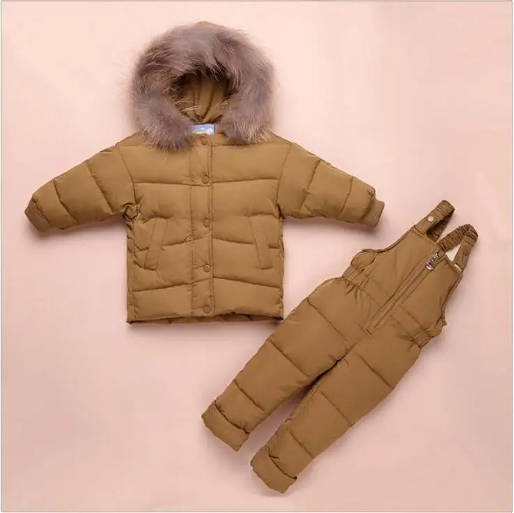 Верхняя одежда для маленьких мальчиков и девочек; пальто; Зимний пуховик; комплекты для малышей; комплекты одежды для детей; детская куртка с капюшоном и длинными рукавами; пальто; костюмы - Цвет: Оранжевый