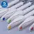 100 pcs/lot Novelty white ballpoint pen with customized logo plastic personalized promotional pen