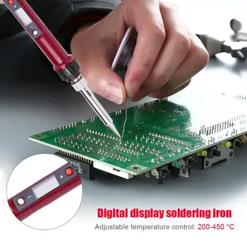 

80W LCD Electric Soldering Iron Temperature Adjustable Welding Solder Iron
