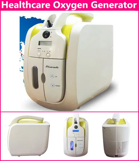 Health Care Mini Oxygen Concentrator CE Approved 90% Purity Portable Oxygen Generator Homecare and Medical Use O2 Making Machine