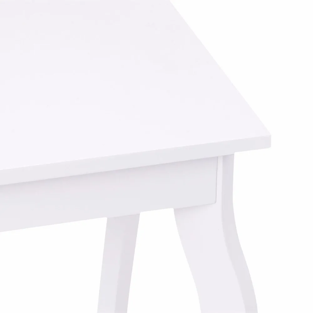 Goplus Accent Side Table Sofa End Table Modern Night Stand Living Room Coffee Table with Storage Shelf White Nightstands HW56557 Goplus Accent Side Table Sofa End Table Modern Night Stand Living Room Coffee Table with Storage Shelf White Nightstands HW56557