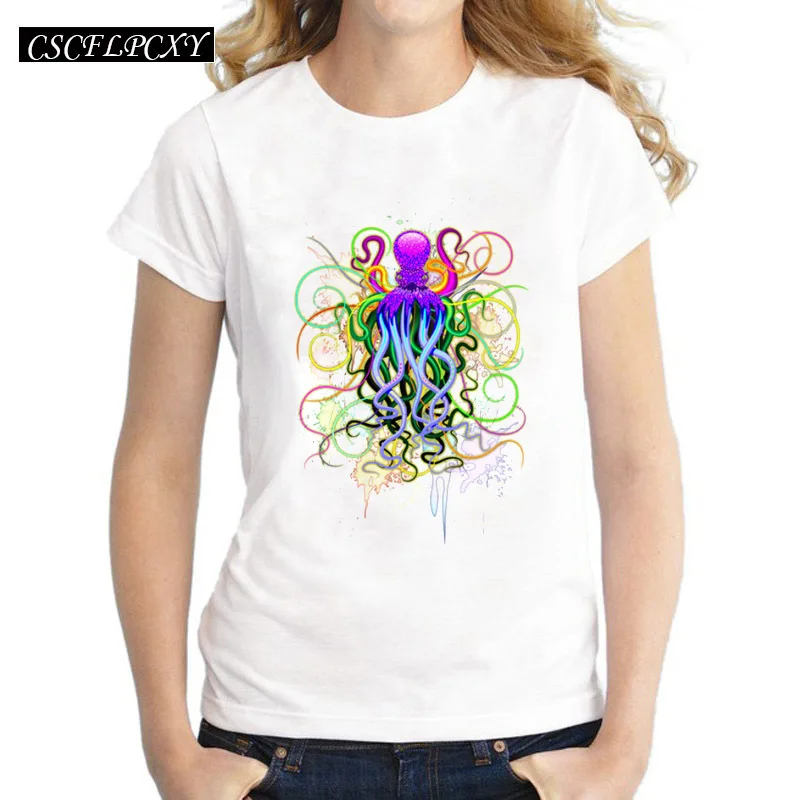 New-Fashion-Women-s-Gecko-Floral-Tribal-Art-Printed-casual-T-shirt-3d-snake-neon-color (1)