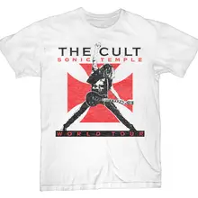 Культ Соник Темпл 89 Тур мужская белая рок футболка новая S-3XL летняя с коротким рукавом Новая модная футболка