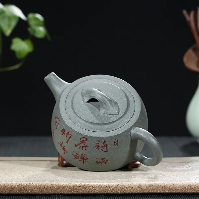 Yixing рекомендуется НЕОБРАБОТАННАЯ руда хлорит хорошо бар горшок надписи все руки чайник чайный завод прямые продажи