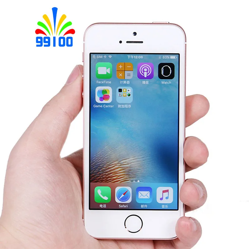 Б/у Apple iphone SE разблокированный 4G LTE 4,0 'экран A9 процессор 2 Гб ОЗУ 16 Гб/32 ГБ/64 Гб ПЗУ отпечаток пальца б/у телефон