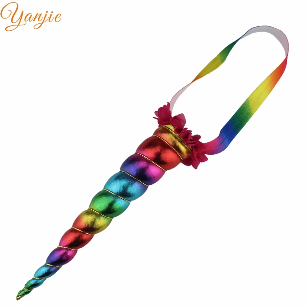 Nishine Diadema De Cuerno De Unicornio Con Purpurina Para