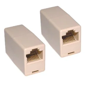 

YOC Hot 10 Pcs Cat 5e Network Patch Ethernet RJ45 Coupler Joiner Adapter Converters