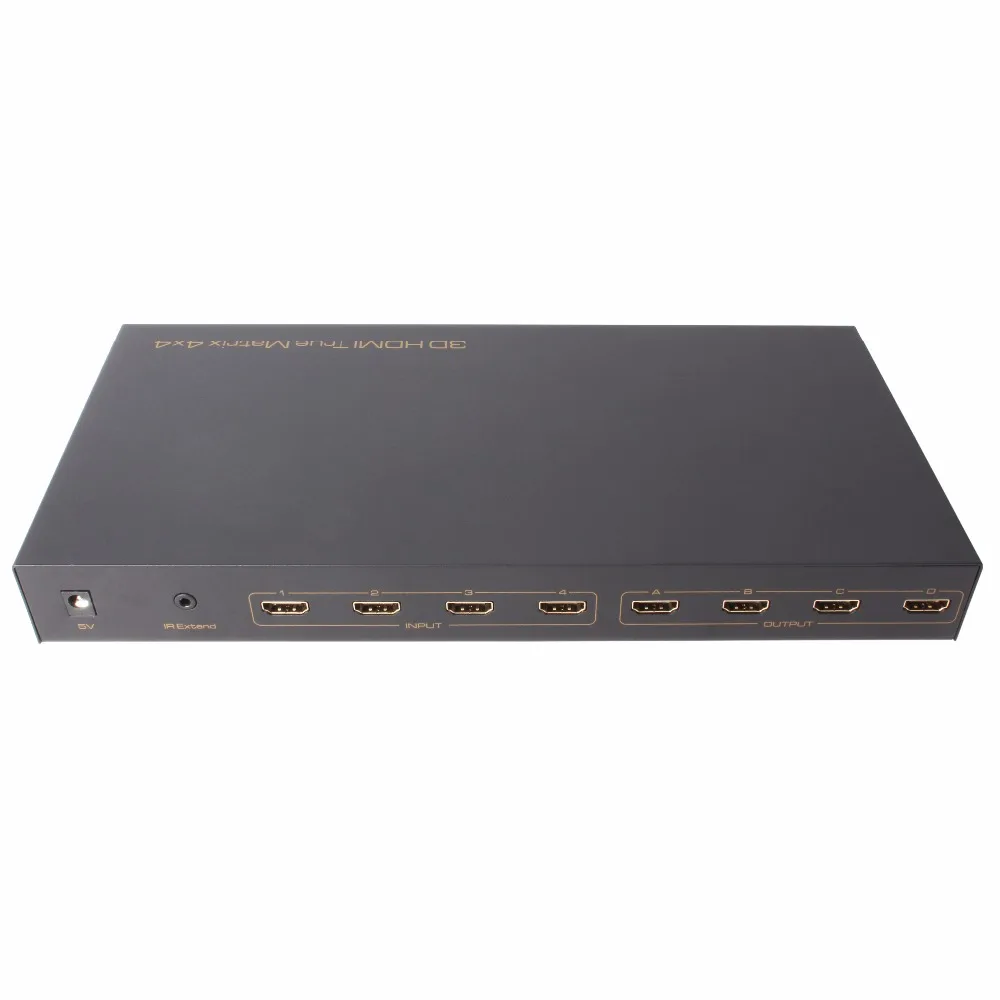 High Quality HDMI 4x4 Matrix Switch Splitter Amplifier 4in 4out 1080p 3D with Remote Control RS232 control HD |