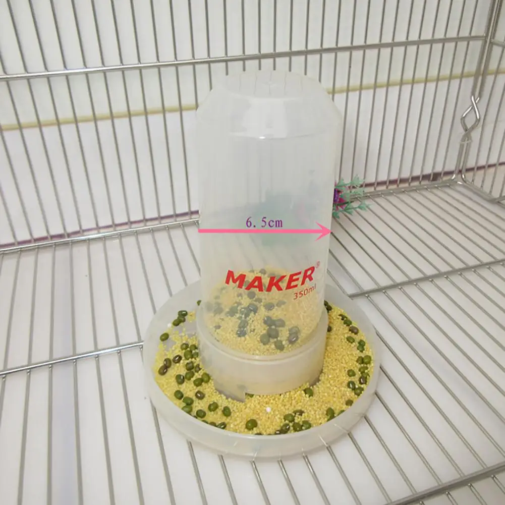 

LumiParty Dual Purpose Bird Feeder Automatic Water Drinker for Parrots Birds