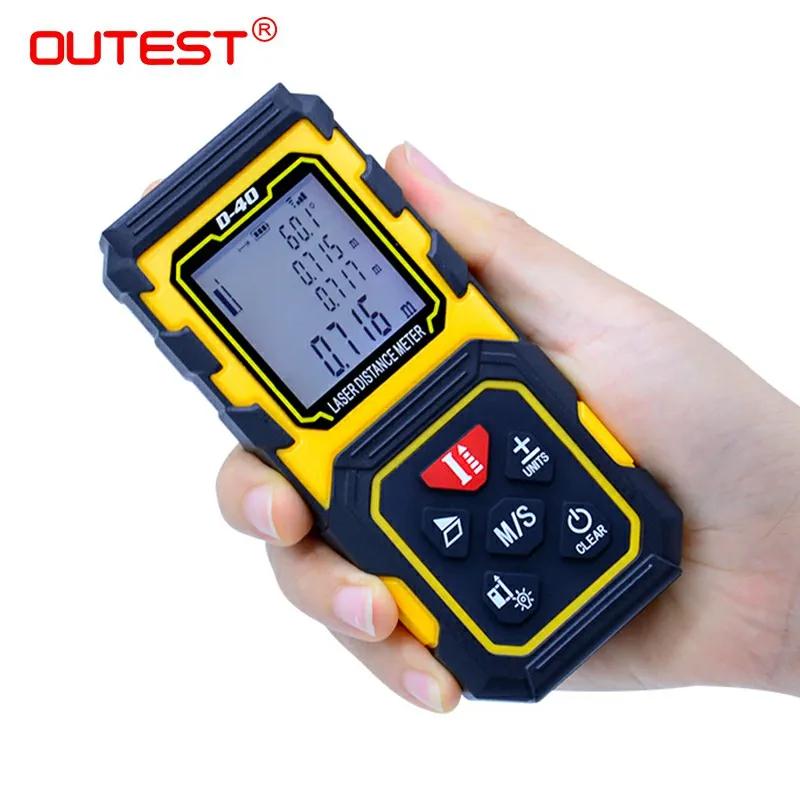 

Laser Rangefinder Laser Measuring Device Digital Laser Distance M,eter Laser Roulette 40m/60m/80m/100m Trena Tape Measure Tools
