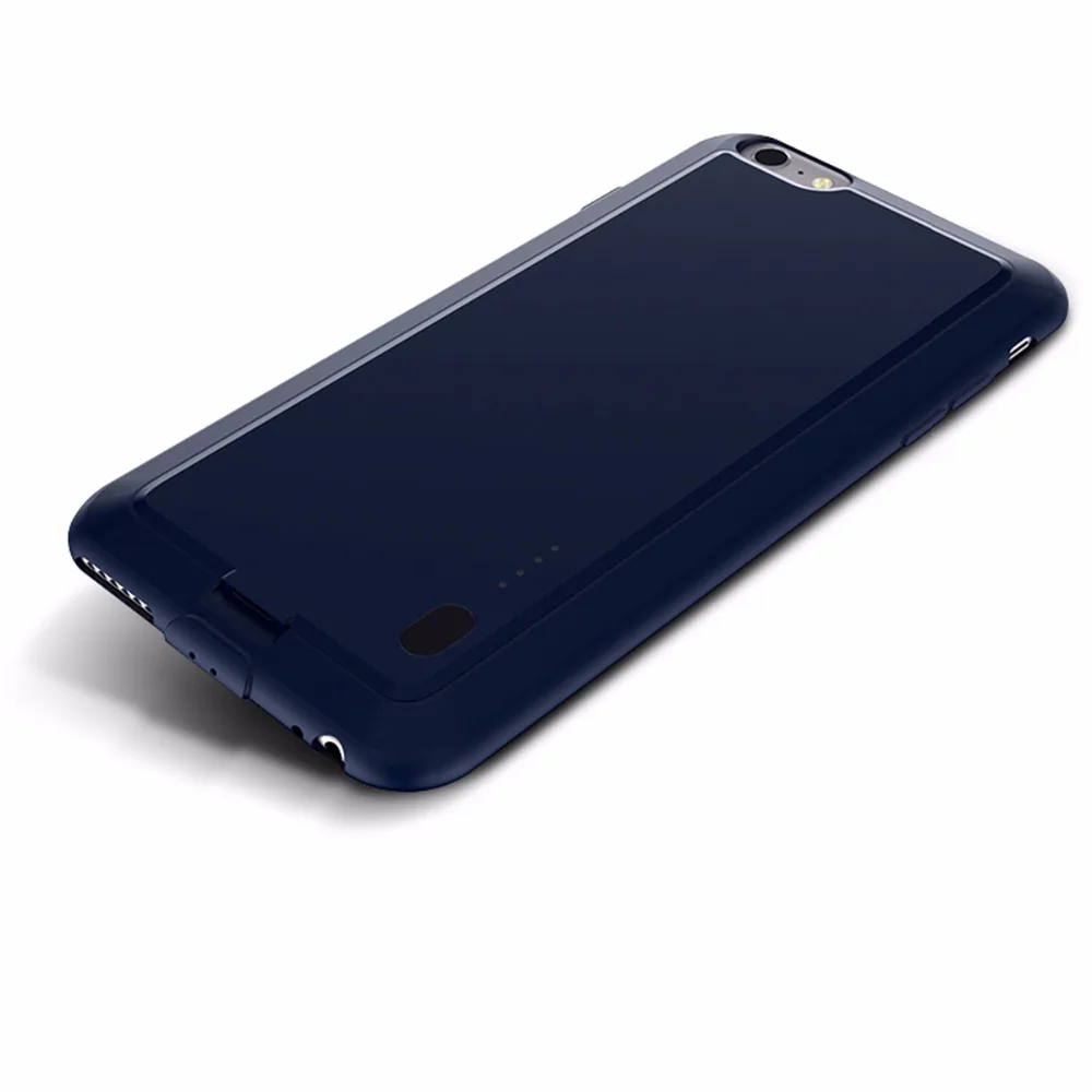 Чехол ROCK Battery для iPhone 7, 6, 6S X, внешний аккумулятор, чехол для iPhone X, 6000 мА/ч, зарядное устройство, задняя крышка, чехол
