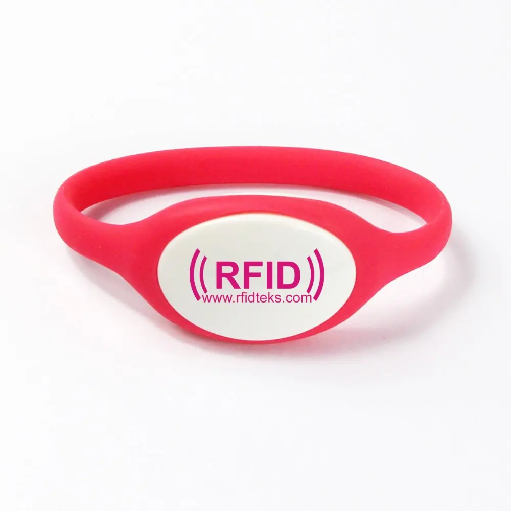 

High Quality RFID Bracelet nfc wristbands rfid Tag with 13.56MHz, M1 S50 Chip