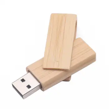 

NEW Portable Wood Rotating Lid USB Flash Drive Memory Stick U Disk for Computer