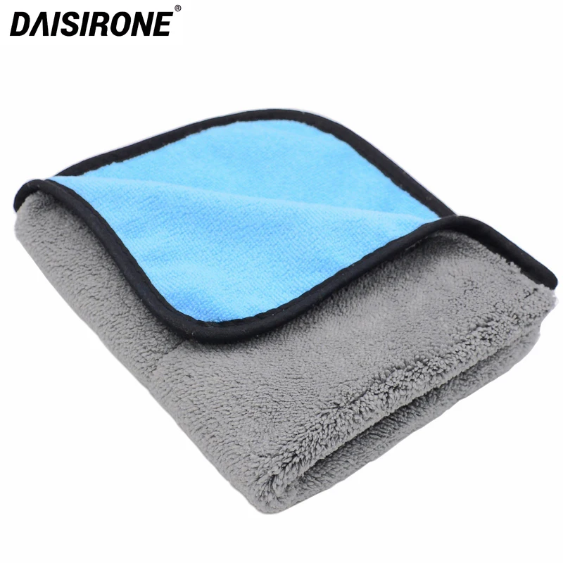 1PCS 45x38cm Car Wax Polishing Detailing Towels Car Washing Drying Towel Super Thick Plush Microfiber Car