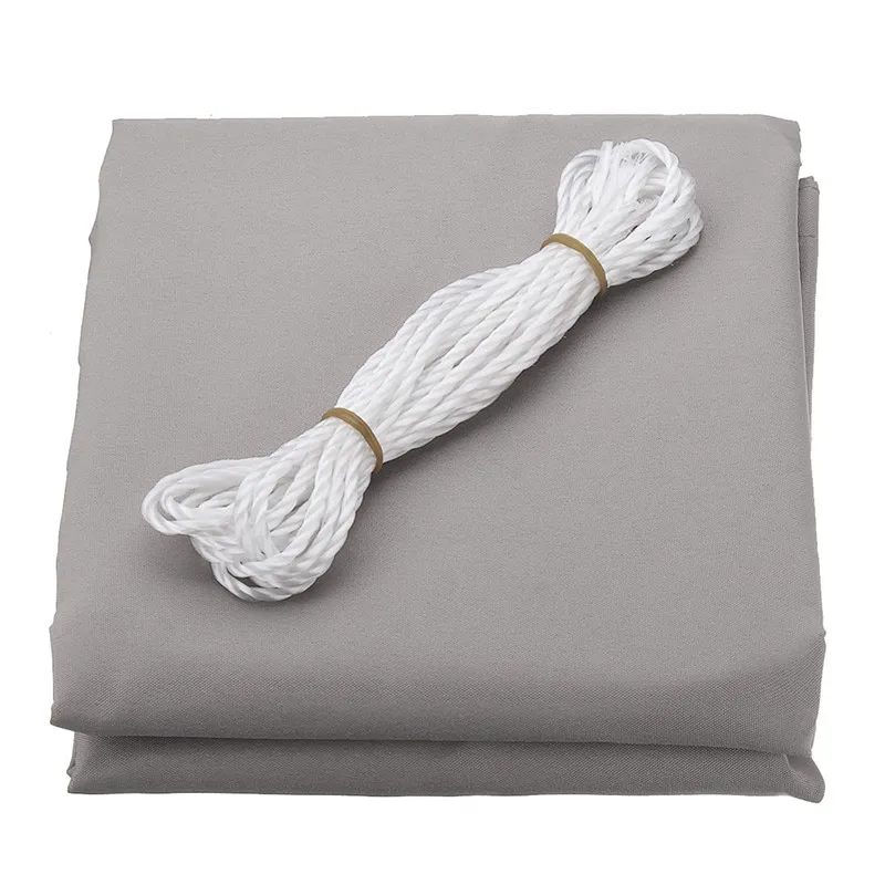 3x3x3 metros resistente al agua al aire libre triángulo sol refugio anti-UV de polietileno con dosel tienda velas de sombra toldo jardín sombrilla panel 3x3x3 metros resistente al agua al aire libre triángulo sol refugio anti-UV de polietileno con dosel tienda velas de sombra toldo jardín sombrilla panel