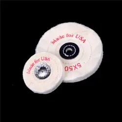 76-100 мм белый из хлопкового волокна ткань для полировки колесо золото Серебряные ювелирные изделия зеркало ограночного