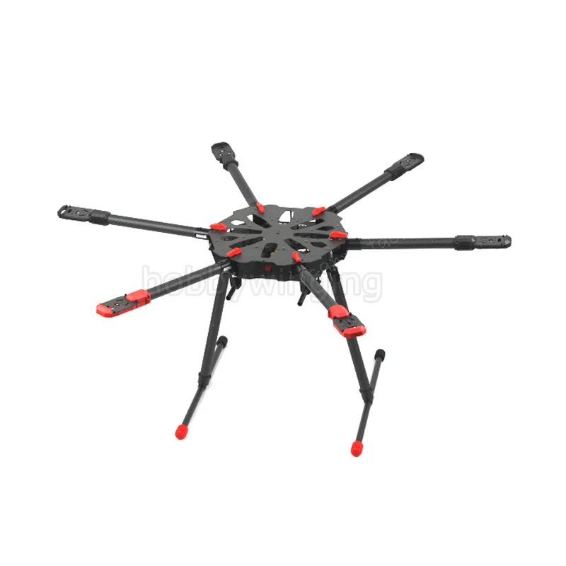 960mm 6-axis Drone Hexacopter X6 Folding Frame with Electric Landing Gear CNC Lightweight for professional Aerial Photographer 960mm 6-axis Drone Hexacopter X6 Folding Frame with Electric Landing Gear CNC Lightweight for professional Aerial Photographer