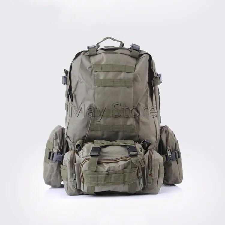 50L открытый альпинистский рюкзак для мужчин Военная Боевая многофункциональная система Молл Женская тактическая походная сумка