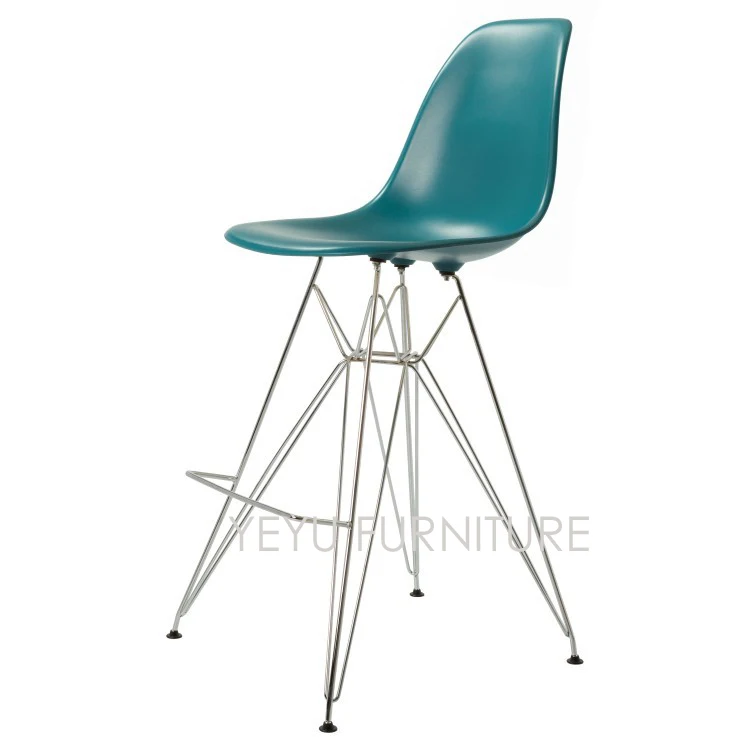 Минималистический современный дизайн пластиковый и Металлический Стальной барный стул мебель для гостиной хороший популярный барный стул