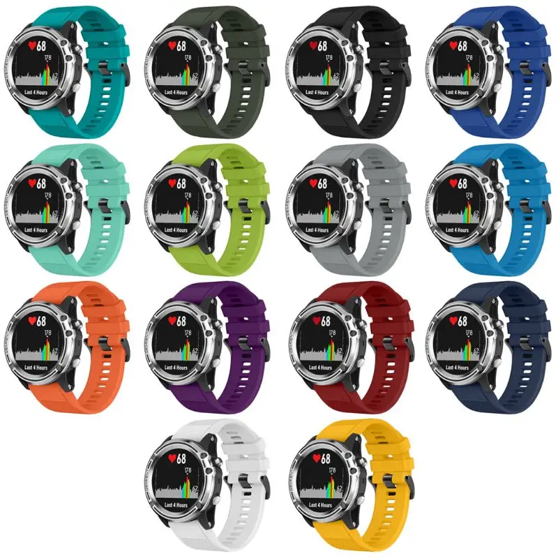 26 мм быстросъемный силиконовый ремешок для Fenix 5X Fenix3 3HR 5 Plus Garmin Instinct Watch
