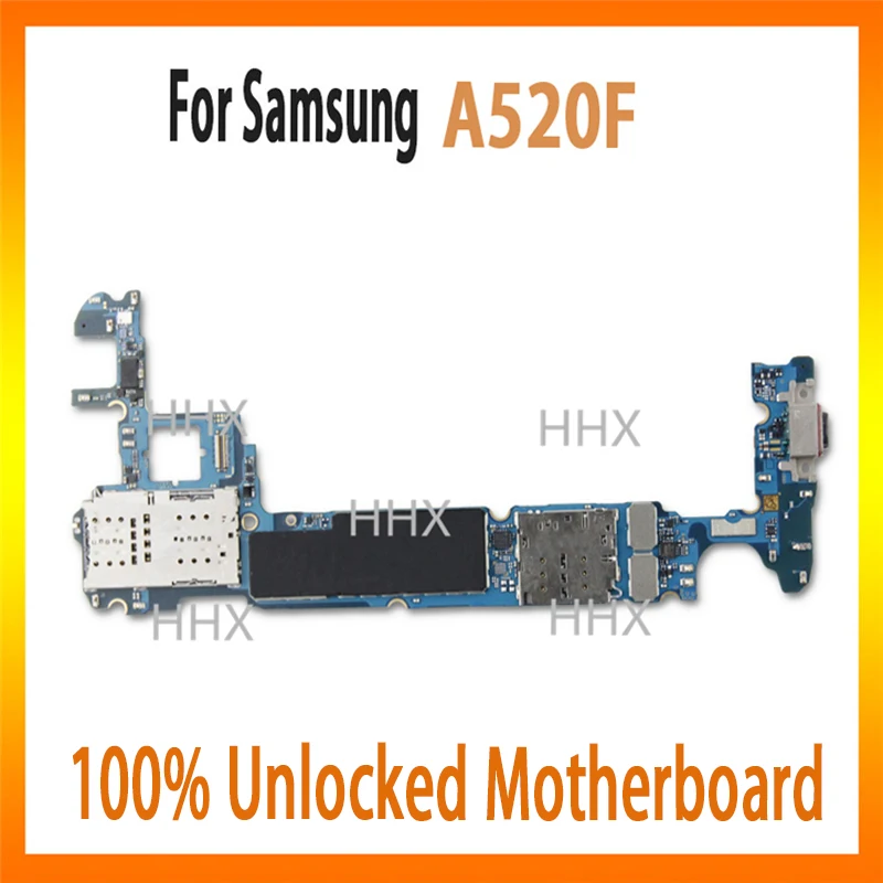 

32GB main board MB for Samsung Galaxy A5 A520F Single card Original logic board unlock for Samsung Galaxy A5 A520F motherboard