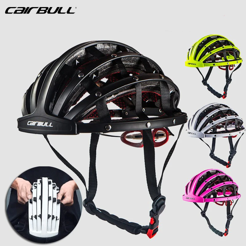 

CAIRBULL Bike Foldable Helmet Ultralight Cycling Folding Helmets Unisex Breathable Portable Adult Safety Hat For Bicycle