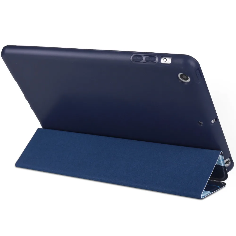 Мягкий чехол QUWIND с синей бабочкой для iPad Mini 1234 234 2017 2018 Air 1 2 Pro 9 7 10 5|Чехлы планшетов