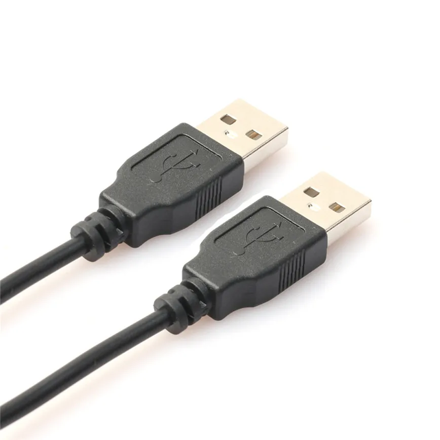 0.8 м USB 2.0 Тип мужчина к Мужской кабель черный ju15