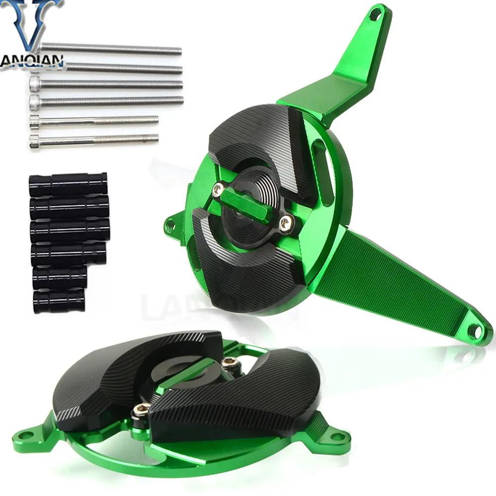 CNC Aluminium Parts Accessories Motocycle Fram Slider Engine Guard Case Saver Cover Protection For kawasaki Z900 Z 900 2017 2018