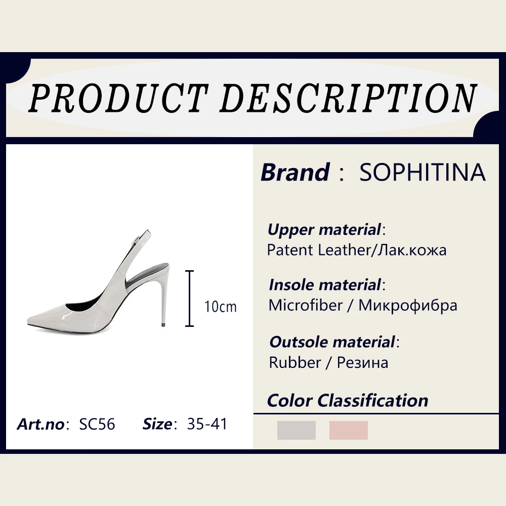 SOPHITINA/Хит 2019г. Высококачественные босоножки из натуральной кожи Модная обувь на