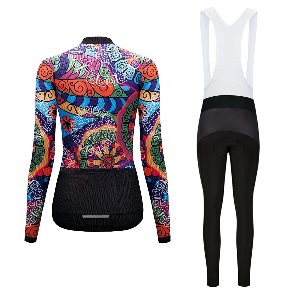 Женская зимняя теплая флисовая велосипедная форма, одежда гоночный мотоцикл, комплекты одежды, женская одежда для велоспорта, комплекты одежды из Джерси