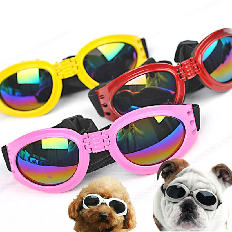 Foldable Pet Glasses Dog Sunglasses for Small Medium Large Dogs UV Eye