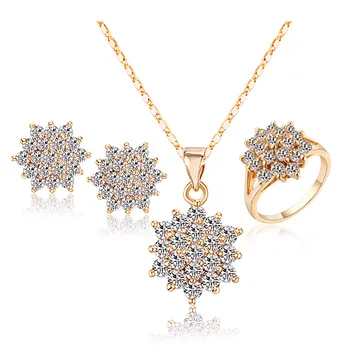 

Brand African Jewelry Set Necklaces & Pendants Earrings Rings Brincos Bijoux Women Bijuterias Fashion Jewellery Set S0278