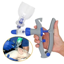 Seringue vétérinaire continue, Injection de vaccin pour volaille, ajustable, automatique pour poulet, canard, cochon, vache, mouton, 1ml, 2ml, 5ml