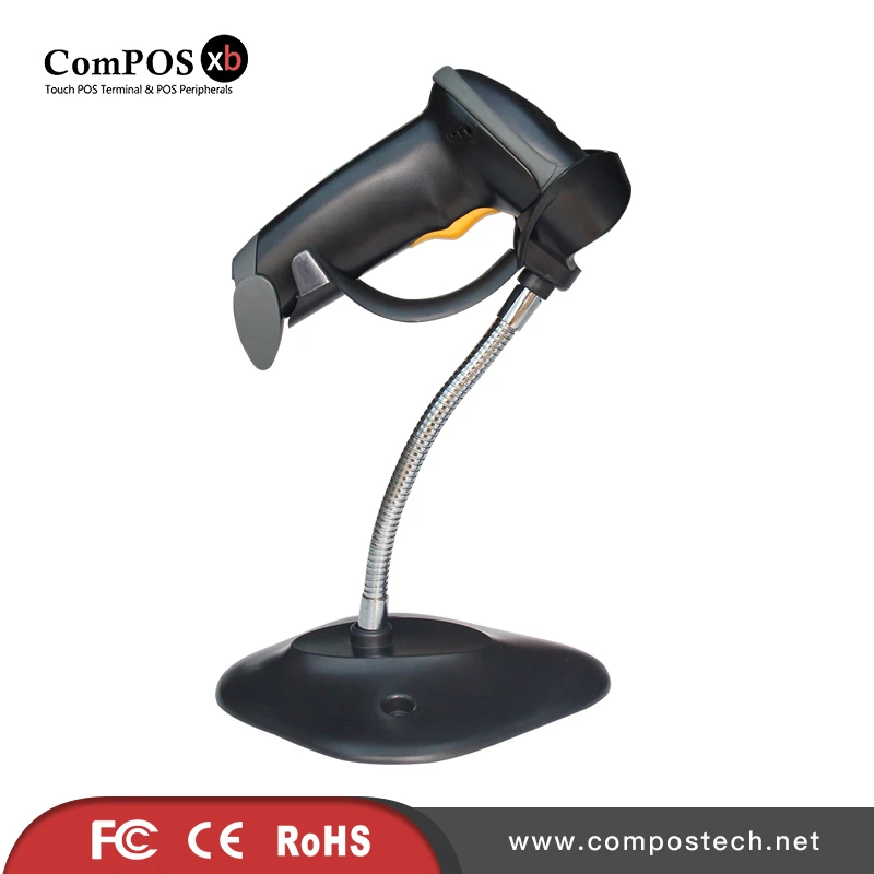 Buy 1d Bar Code Scanner Reader Wireless POS Handle