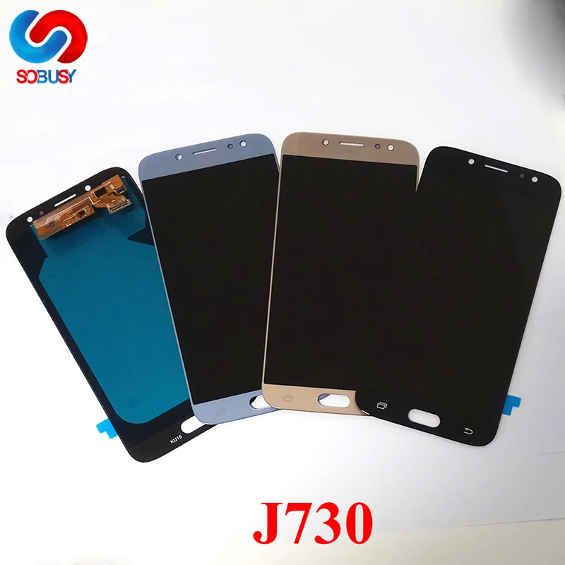 Electrónica Accesorios Negro YWL-OU para Samsung Galaxy J7 Pro LCD Display  y para 2017 J730 J730F J730G Pantalla táctil Digitalizador con un Conjunto  de Herramientas 