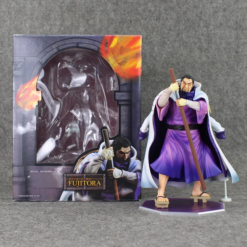 1 pc/lot anime una pieza figuras Issho Almirante One Piece Nuevo Mundo acción figuras Juguetes juguete PVC modelo coleccionable 22 cm