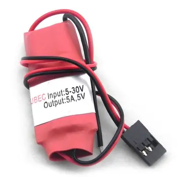 

NEW 5A UBEC Input 9-30V 3-8S Lipo battery Output voltage 5.25V +/-0.5V