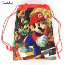1 Pic children schoolbags Princess Drawstring Bags Cartoon For Girls & Boys multipurpose school backpack Christmas gifts 015