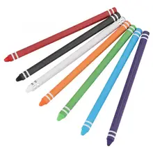 Красочные Экстра длинные карандаш форма мобильный телефон планшет чувствительный стилус для письма для сенсорного экрана