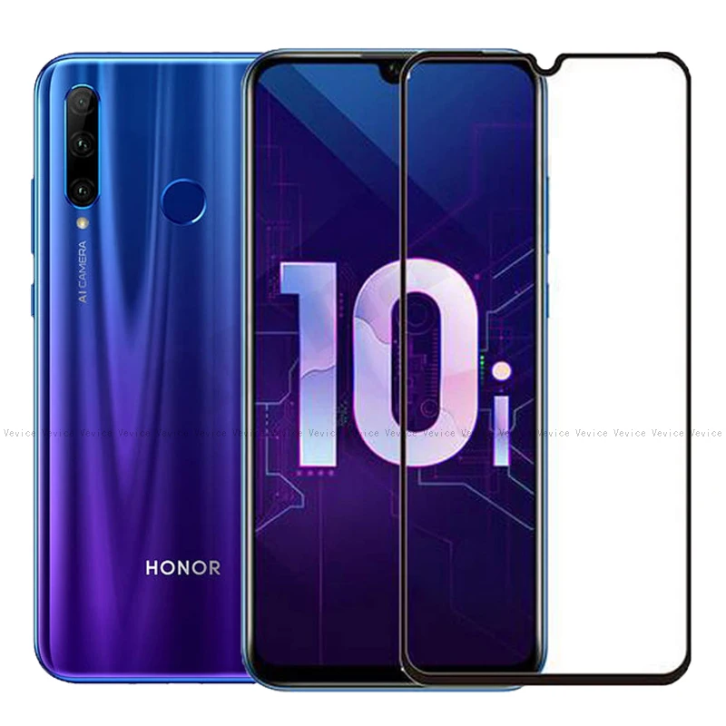 Полное покрытие закаленное стекло для Huawei Honor 10i 10 Lite ультратонкая Защитная